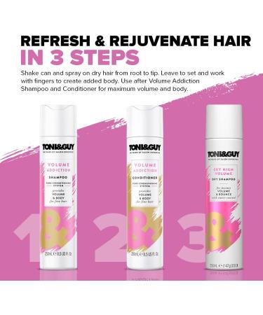 Toni & Guy Sky High Volume Dry Shampoo 250ml - Buy Online on GoSupps.com