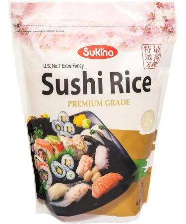 Value Bundle: Sukina Sushi Rice - Premium Grade Rice - Great for Sushi - Custom Value Bundle Branded Package of 2 - Buy Online on GoSupps.com