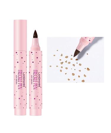 Freckles Abbey natural natural freckle-up-up pen waterproof durable spot pen with a soft point effortless sunken (light brown) - Buy Online on GoSupps.com