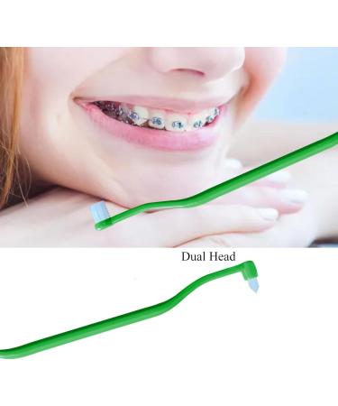 6-Piece Orthodontic Toothbrush Set - Double Ortho & Tufted for Braces & Implants Cleaning - Buy Online on GoSupps.com