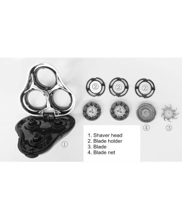Shaver Blade Heads Easy To Install Replacement Head Shavers Widely Use with 1 X Electric Shaver Head for Hair Shavers - Buy Online on GoSupps.com