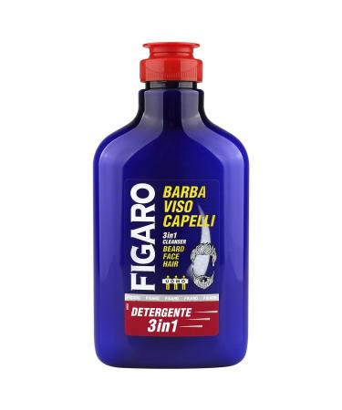FIGARO FIGARO 3-in-1 Men's Face Wash - Beard Face and Hair Cleanser - 250 ml