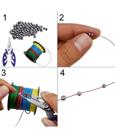 205Pcs Split Shot Fishing Weights Sinkers Assortment | 5 Sizes 0.2/0.3/0.4/0.6/0.8g Round Line Sinker Set - Buy Online on GoSupps.com