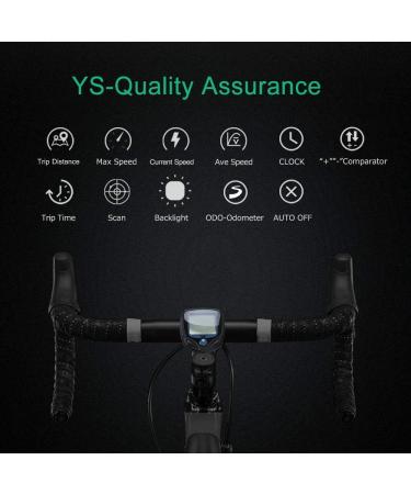 Buy Waterproof Wireless Bicycle Computer | Digital Kilometer Counter with LCD Backlight & Auto Wake | International Shipping Available - Buy Online on GoSupps.com
