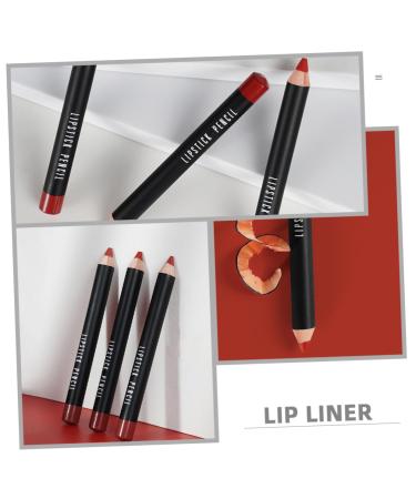 Buy Hemoton 2pcs Waterproof Lip Liner Pencils - Matte Lip Makeup for Women | Long-lasting & Smudge-proof - Buy Online on GoSupps.com
