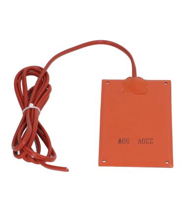 Silicone Rubber Heating Pad AC 220V for Electrical Cabinet Pad Silicone Heating Mat Heater 90 x 150mm (50W)