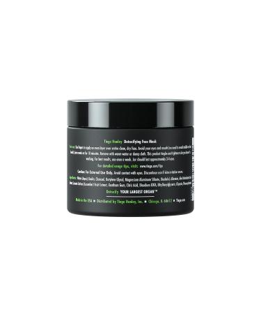 Tiege Hanley Detoxifying Charcoal Clay Mask for Men - 2 oz | Deep-cleansing Formula | Improves Skin Texture | Uncomplicated Skin Care - Buy Online on GoSupps.com