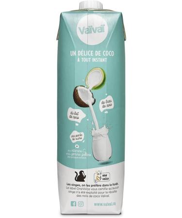 Va va Vaivai Coco Crush - Drink with Good Taste of Coconut - 1 Tetra Pak Brick 1 L 1 kg - Buy Online on GoSupps.com