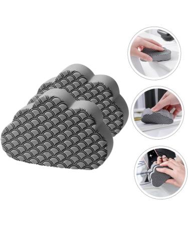 COLLBATH 2pcs Cloud Cleaning Brush Window Squeegee Dish Wiper Squeegee for Car Windows Non Scratch Sponges Sink Sponge Scrubbing Wash Clothes Cleaning Sponges Pva Dish Brush Replaceable Grey 02 9.5X6.2X2CM - Buy Online on GoSupps.com