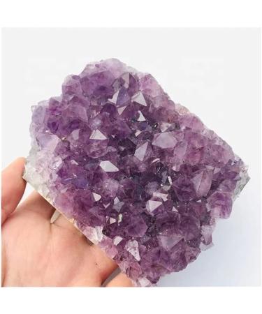 Crystal Rough Natural Crystal Rough Stone Crafts Crystal Decorative Geode Irregular Natural Amethyst Stones Cluster Quartz Home Decor 1PC - Buy Online on GoSupps.com