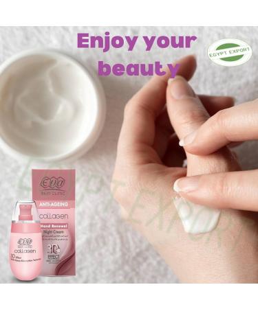 Eva Skin Collagen Night Cream - Restore Softness & Radiance | Triple Corrective Effect (3.38 oz / 100 ml) - International Shipping Available - Buy Online on GoSupps.com