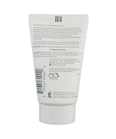 Vanicream Moisturizing Lotion 2oz Travel Size (Pack of 2) | Fragrance-Free Formula | Hydrating Skin Care - Buy Online on GoSupps.com