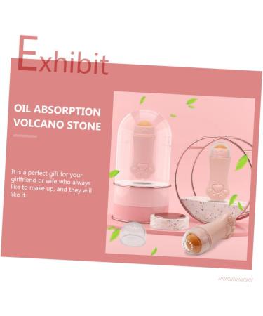 AUTSUPPL 1pc Volcanic Stone Oil-absorbing Ball Skincare Tools for Face Makeup Gadgets Volcanic Rock 7.5x3cm Pink - Buy Online on GoSupps.com