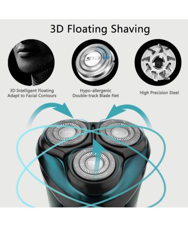 SID Electric Razor for Men - USB Rechargeable IPX7 Waterproof Shaver with Pop-Up Trimmer | Best Grooming Tool for Smooth Shaves - Buy Online on GoSupps.com