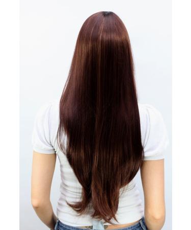Buy WIG ME UP 3111-33H114 Wavy Brunette Long Wig with Cheeky Bangs - International Shipping Available - Buy Online on GoSupps.com