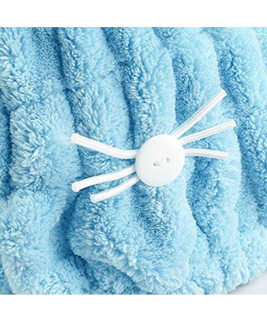OrangeTag 2Pcs Ultra Absorbent Microfiber Hair Towel Wrap with Cute Kitty Ears for Women & Girls | Quick Drying Bath Tool Hat - Buy Online on GoSupps.com