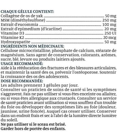 LOEON Bones Calcium Capsule - 60 Capsules | Bone Builder Extra Strength Tablets with Calcium & Phosphorus for Healthy Bone Density - Buy Online on GoSupps.com