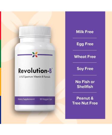 Stop Aging Now - B Complex Vitamin - with Folate - 30 Vegetarian Capsules - Buy Online on GoSupps.com