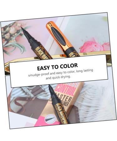 Beavorty Black Eyeliner Liquid 2pcs Makeup Eyeliner Stamp Eyeliner Brown Eyeliner Brown Eyeliner Cosmetic Pens Sweat-proof Eyeliner Pencil Black - Buy Online on GoSupps.com