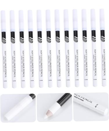 SHERCHPRY 12pcs Eyeliner Pencil White Outfits Liquid Highlighter White Makeup Eyebrow Filler Pen Makeup Pen Eyebrow Liner Silkworm Pen Makeup Eyeliner Applicator Pencil Case Cosmetic Women's - Buy Online on GoSupps.com