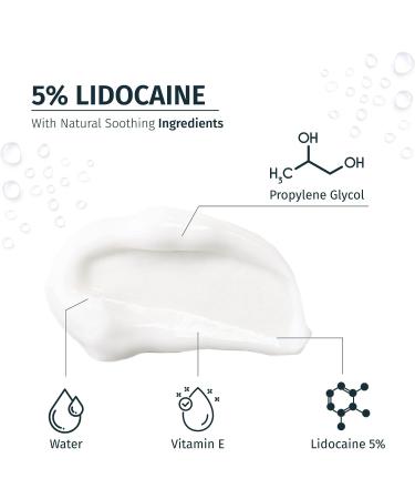 Numbskin 5% Lidocaine Numbing Cream - Maximum Strength Pain Relief for Tattoos - 5 Pack, 30g Each - Buy Online on GoSupps.com