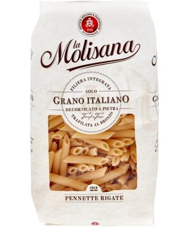  Italian Gourmet E.R. La Molisana Pennette Rigate N. 22 Pasta Lenta Lavorazione Lot de 5 p tes base de semoule de bl dur Dessin bronze 500 g + Polpa Italian Gourmet 400 g - Buy Online on GoSupps.com