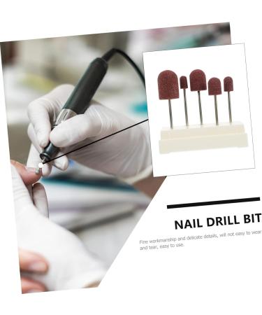 Kisangel 1 Set Nail Sand Ring Cap Electronic Accessories Pedicure Tools for Feet Pedicure Kit Polisher Sand Manicure Nails Nails Cuticle Tools Mounted Polishing Heads Display Box With Nails 8x6cm White - Buy Online on GoSupps.com