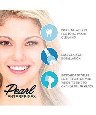 4 Pack Replacement Brush Heads Compatible with Oral B Braun - Precision Clean Electric Toothbrush Heads with 4 Bonus Travel Covers - Buy Online on GoSupps.com