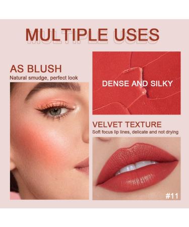 5Pcs Dark Orange Red Pink Mauve Matte Lipstick Set - Long Lasting Smudge Proof Lipstick Kit for Women - Buy Online on GoSupps.com