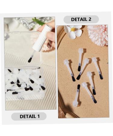 Beaupretty Nail Bottle Brush 1 Set replacement brush plastic nail polish Tools Products for manicure round head nail salon supplies applicator gel nail polish bottle brush replace - Buy Online on GoSupps.com