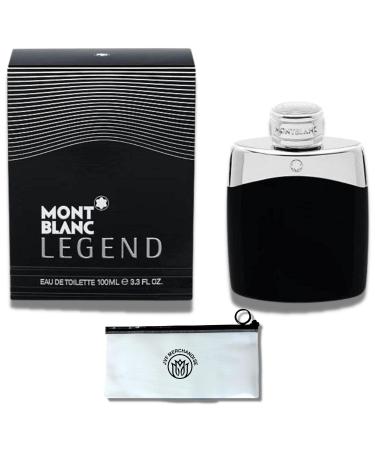 MB Legend Cologne For Men - Legend Cologne 3.3 Oz - MB Legend - with JVF Merchandise Travel Bag