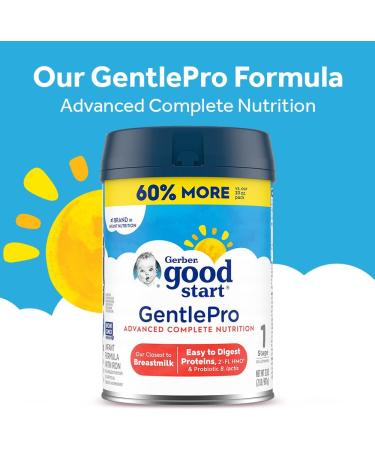 Gerber Good Start GentlePro Stage 1 Baby Formula Powder - 32 Ounce (Pack of 1) - Buy Online on GoSupps.com