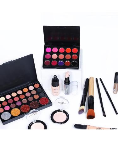 Stronrive Make-Up Complete Set | Versatile All-in-One Beauty Kit for Women & Girls | Essential Starter Cosmetic Gift Set with Brushes & Eyeshadow Palette - Buy Online on GoSupps.com
