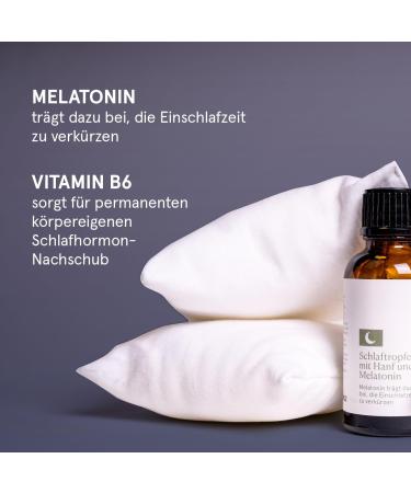 Sleep Drops with Melatonin & Hemp Seed Extract | 100% Natural | Shorten Sleep Time & Relieve Jetlag | 30ml Pharmacy Quality - Buy Online on GoSupps.com