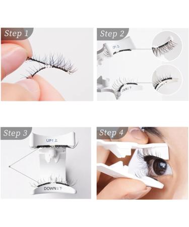 Elaracraft Magnetic Eyelashes Glowze Magnetic Eyelashes Double Sided Magnetic Eyelashes Elaracraft Magnetic Lashes Magnetic Eyelashes with Applicator(B10) - Buy Online on GoSupps.com