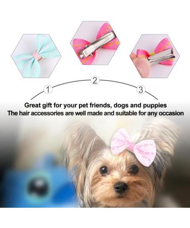 Buy Luliyldj 10-Piece Dog Hair Clips & Grooming Accessories | Bowknot Headgear for Small & Medium Dogs and Cats | Pet Care Essentials - Buy Online on GoSupps.com