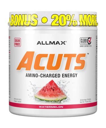ALLMAX Nutrition - AMINOCUTS (A:CUTS) - Weight-Management BCAA (L-Carnitine + Taurine + Green Coffee) - Watermelon - 252 Gram - 36 Servings Watermelon 36 Servings (Pack of 1)