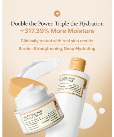 FULLY Rice Ceramide Moisturizing Cream Deep Hydration Korean Facial Cream with Rice Bran Extract & Ceramide Strengthens Barrier Glowing Skin Fragrance-Free Vegan& Dermatologist Tested 3.04 fl.oz - Buy Online on GoSupps.com