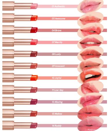 ATH Authentic Lip Balm 01 - Tinted Vegan Chapstick for Moisturizing Plumping Lips | Lightweight Non-Sticky Cruelty-Free Petrolatum-Free - Buy Online on GoSupps.com