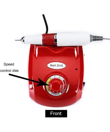 Acrylic Nail Drill Set Bits Manicure Pedicure Kit with Updated Heat Resistant Handpiece Nail Buffer Manicure Pedicure Polishing Tools Pink - Buy Online on GoSupps.com