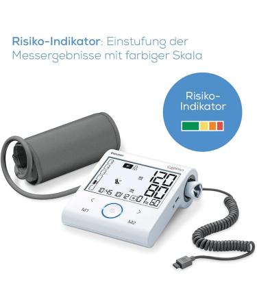 Beurer BM 96 Cardio Blood Pressure Monitor with ECG - Atrial Fibrillation Detection Pulse Measurement Upper Arm Use | International Shipping - Buy Online on GoSupps.com