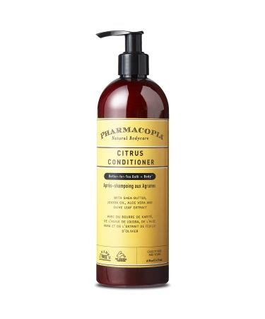 Pharmacopia Citrus Conditioner   Aromatherapy Hair & Scalp Care with Natural & Organic Ingredients   Vegan  Cruelty Free  Aromatic Conditioner  16 oz