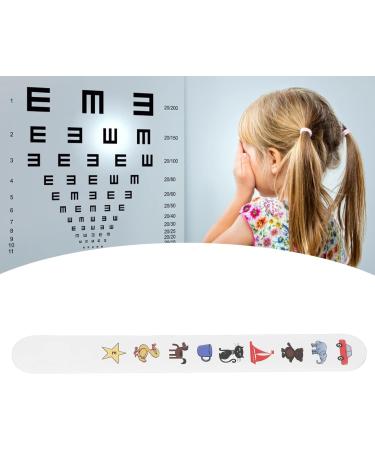 Waterproof Fixation Stick Vision Tester for Kids | Clear Colorful Animal Patterns | Vision Optometry Test Card in 2 Sizes - Buy Online on GoSupps.com
