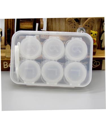 HAPINARY 3pcs Colored Invisible Lens Case Holder - Durable & Stylish for Travel | Shop Internationally - Buy Online on GoSupps.com