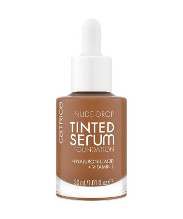 Catrice Nude Drop Tinted Serum Foundation 095N - Long-Lasting Mattifying Vegan & Oil-Free Sensitive Skin Friendly - Pack of 3 (3x30ml) - Buy Online on GoSupps.com
