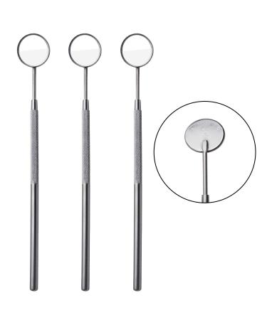 Eyelash Extension Mirror 3 Pieces Eyelash Extension Mirrors Detachable Mini Makeup Mirrors Stainless Steel Beauty Tools Accessories for Observing Small Details 15x2cm