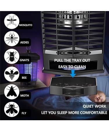 Electric Bug Zapper Mosquito Killer IPX4 Waterproof Insect Killer 3200V Insect Fly Trap Bug Killer Fly Zapper for Indoor Outdoor Backyard Patio Home - Buy Online on GoSupps.com