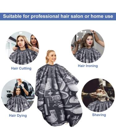 Ottymo Hair Cutting Captain Set | Adjustable Dolphin Pattern Salon Cape & Neck Brush | Professional Hairdressing for Adults & Kids - Buy Online on GoSupps.com