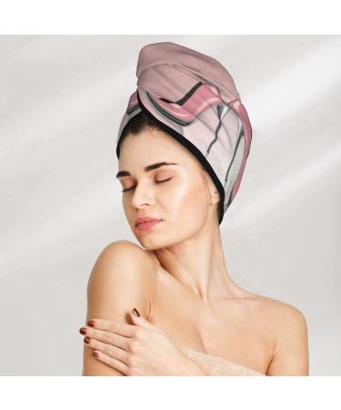 High Heel Shoes Butterfly Microfiber Hair Towel | Soft Super Absorbent Quick Dry Wrap for Long Curly & Thick Hair - Coral Velvet for Women - Buy Online on GoSupps.com