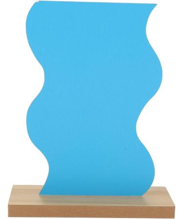 Delicate Irregular Acrylic Makeup Mirror Aesthetic Desktop Mirror with Durable Wooden Base for Men Women Portable Lightweight Cosmetic Mirror for Home Bathroom Travel - Buy Online on GoSupps.com